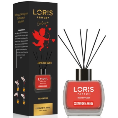 Loris Red Angel - Raumduft, Aroma Diffusor mit Stabchen 120 ml