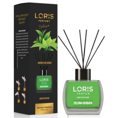 Loris Green Tea - Raumduft, Aroma Diffusor mit Stabchen 120 ml