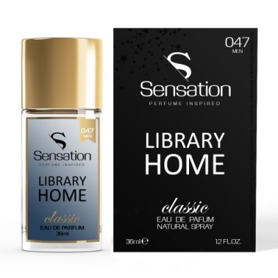 Sensation 047 Library Home Eau de Parfum fur Herren 36 ml