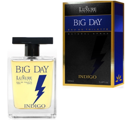 Luxure Big Day Indigo - Eau de Parfum 100 ml, Probe Carolina Herrera Bad Boy Cobalt