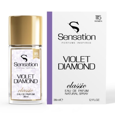 Sensation 115 Violet Diamond - Eau de Parfum fur Damen 36 ml