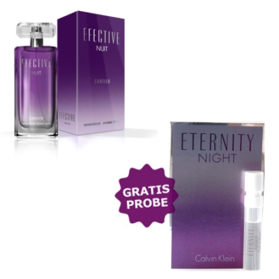 Chatler Efective Nuit - Eau de Parfum 100 ml, Probe Calvin Klein Eternity Night