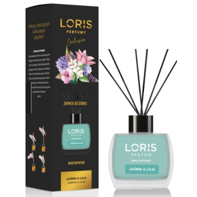Loris Jasmine & Lilac - Raumduft, Aroma Diffusor mit Stabchen 120 ml
