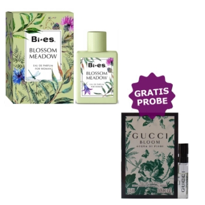 Bi-Es Blossom Meadow - Eau de Parfum 100 ml, Probe Gucci Bloom Acqua di Fiori