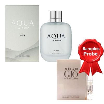 La Rive Aqua Man - Eau de Toilette 90 ml, Probe Armani Acqua Di Gio