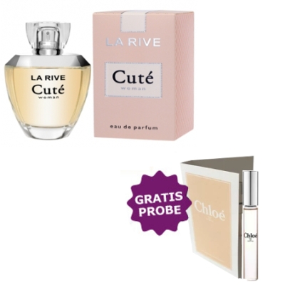 La Rive Cute - Eau de Parfum 90 ml, Probe Chloe Eau de Toilette