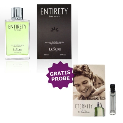 Luxure Entirety - Eau de Parfum 100 ml, Probe Calvin Klein Eternity Men
