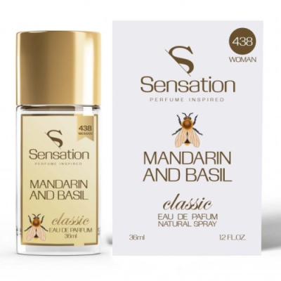 Sensation 438 Mandarin and Basil - Eau de Parfum fur Damen 36 ml