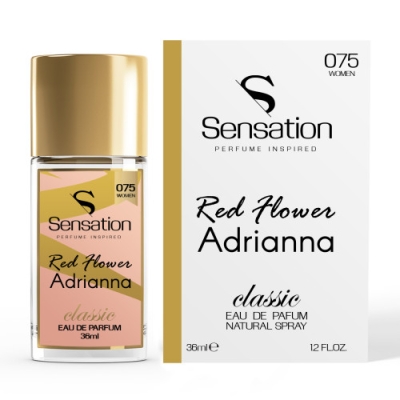 Sensation 075 Adrianna Red  Flower Eau de Parfum fur Damen 36 ml