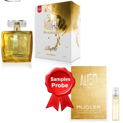 Chatler Aloha Gorgeous - Eau de Parfum 100 ml, Probe Thierry Mugler Alien Goddess