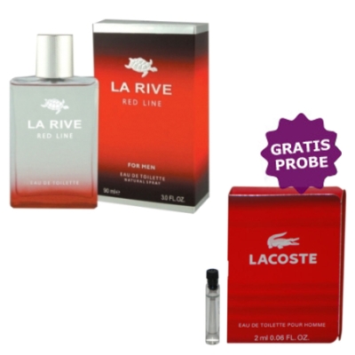 La Rive Red Line - Eau de Toilette 90 ml, Probe Lacoste Style in Play