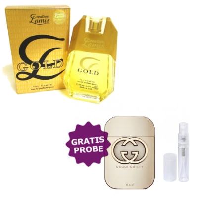 Lamis Gold Woman - Eau de Parfum 100 ml, Probe Gucci Guilty