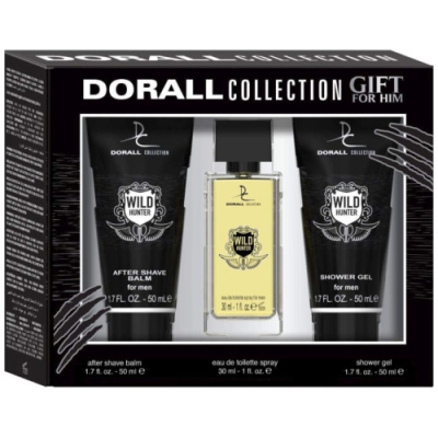 Dorall Wild Hunter - Set  fur Manner, Eau de Toilette, Rasierbalsam, Duschgel