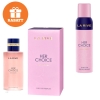 La Rive Her Choice - Aktions-Set, Eau de Parfum fur Damen, Deodorant