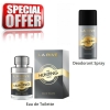 La Rive The Hunting Man - Aktions-Set, Eau de Toilette, Deodorant