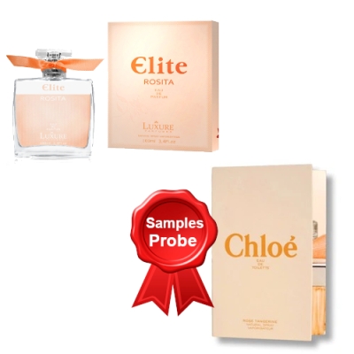 Luxure Elite Rosita - Eau de Parfum 100 ml, Probe Chloe Rose Tangerine