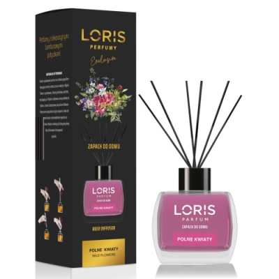Loris Wild Flowers - Raumduft, Aroma Diffusor mit Stabchen 120 ml