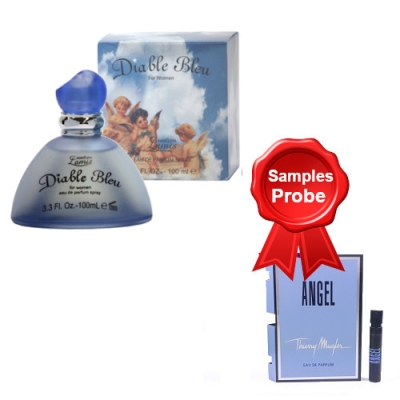 Lamis Diable Bleu Women - Eau de Parfum 100 ml, Probe Thierry Mugler Angel