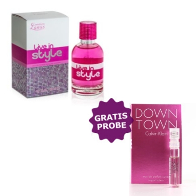 Lamis Live In Style - Eau de Parfum 100 ml, Probe Calvin Klein Downtown