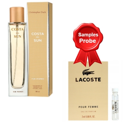 Christopher Dark Costa Del Sun Brown - Eau de Parfum 100 ml, Probe Lacoste Pour Femme
