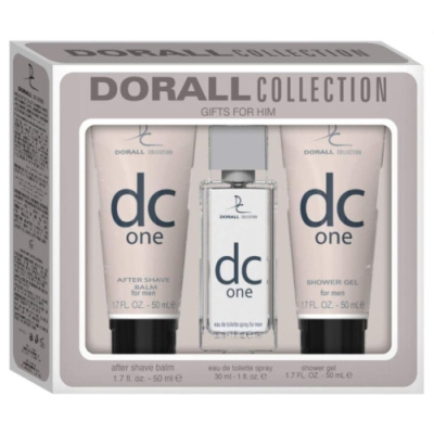 Dorall DC One - Set fur Manner, Eau de Toilette, Rasierbalsam, Duschgel