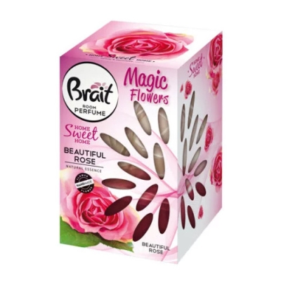Brait Magic Flowers Beautiful Rose - Lufterfrischer, Duftendes Dekoblume, 75 ml