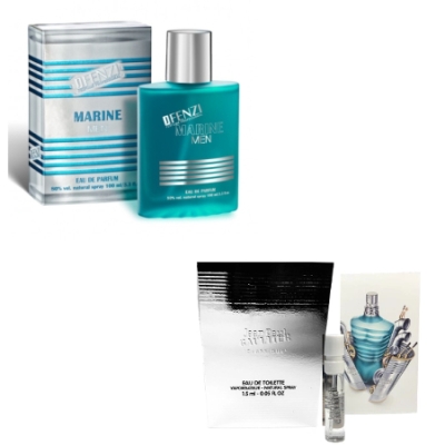 JFenzi Marine Men - Eau de Parfum 100 ml, Probe Jean Paul Gaultier Le Male