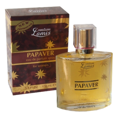 Lamis Papaver - Eau de Parfum fur Damen 100 ml, Probe Yves Saint Laurent Opium Women