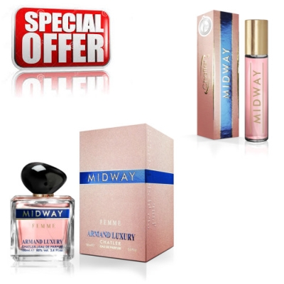 Chatler Armand Luxury Midway - Aktions-Set, Eau de Parfum 100 ml + Eau de Parfum 30 ml