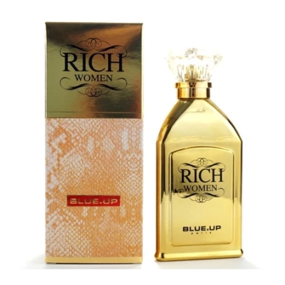 Blue Up Rich Gold Women - Eau de Parfum 100 ml, Probe Paco Rabanne Lady Million Eau My Gold