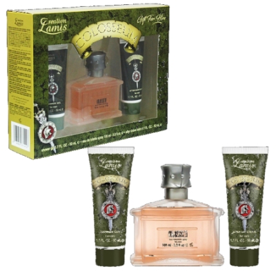 Lamis Colosseum Men - Set fur Herren, Eau de Toilette, Duschgel, After Shave Balm