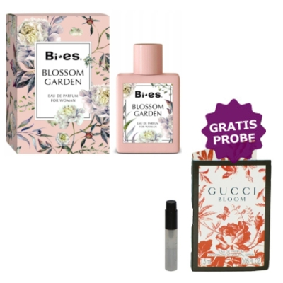 Bi-Es Blossom Garden - Eau de Parfum 100 ml, Probe Gucci Bloom