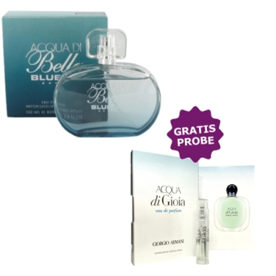 Blue Up Acqua Di Bella - Eau de Parfum 100 ml, Probe Armani Acqua Di Gioia