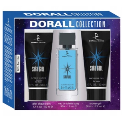 Dorall Saraqael - Set fur Manner, Eau de Toilette, Rasierbalsam, Duschgel