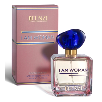 JFenzi I Am Woman - Aktions-Set fur Damen, Eau de Parfum 100 ml, Körperlotion 200 ml