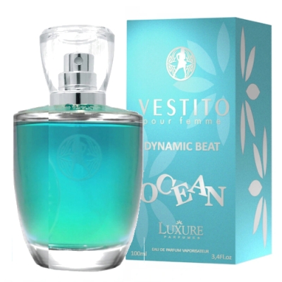 Luxure Vestito Dynamic Beat Ocean - Eau de Parfum 100 ml, Probe Versace Dylan Turquoise