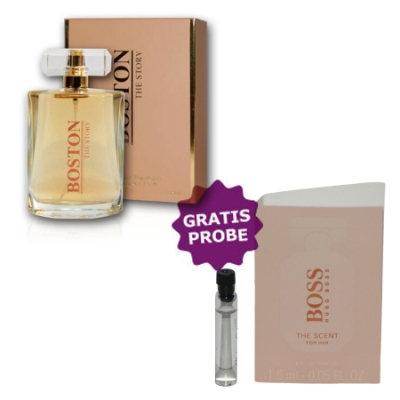 Cote Azur Boston The Story - Eau de Parfum 100 ml, Probe Hugo Boss The Scent Her
