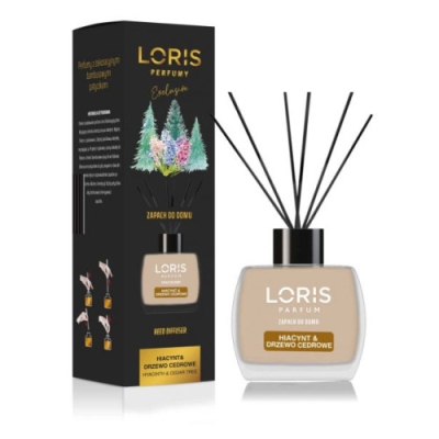 Loris Hyazinthe & Zeder - Raumduft, Aroma Diffusor mit Stabchen 120 ml