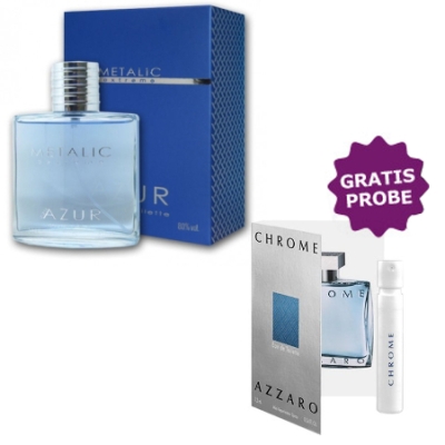Cote Azur Metalic Extreme - Eau de Parfum 100 ml, Probe Azzaro Chrome