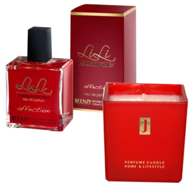 JFenzi Lili Ardagio Affection - Aktions-Set, Eau de Parfum, Soja-Kerze