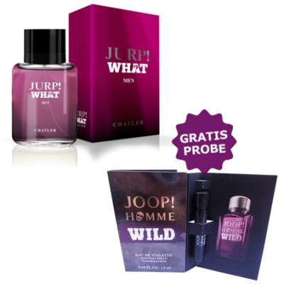 Chatler Jurp What Men - Eau de Parfum 100 ml, Probe Joop! Homme Wild