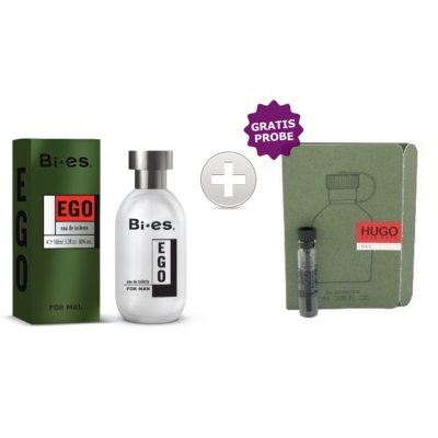 Bi-Es Ego Men - Eau de Toilette 100 ml, Probe Hugo Boss Hugo Men