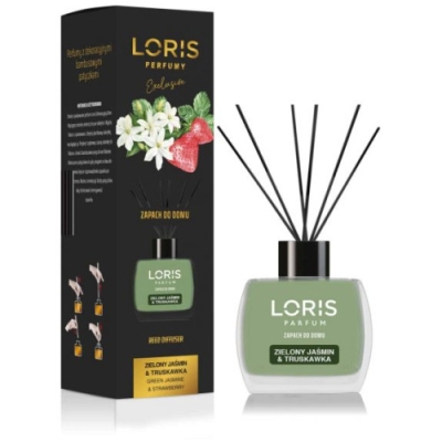 Loris Jasmine & Strawberry - Raumduft, Aroma Diffusor mit Stabchen 120 ml