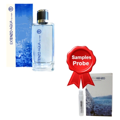 Chatler Extenzo Aqua Men - Eau de Parfum 100 ml, Probe Kenzo L'eau Par Kenzo Homme