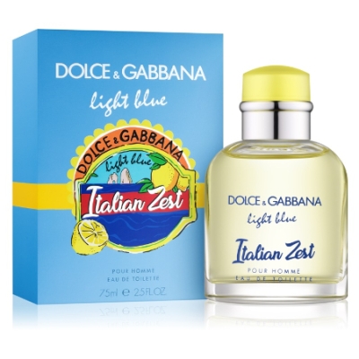 Dolce Gabbana Light Blue Italian Zest Homme - Eau de Toilette fur Herren 75 ml