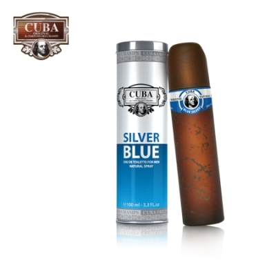 Cuba Silver Blue - Eau de Toilette fur Herren 100 ml