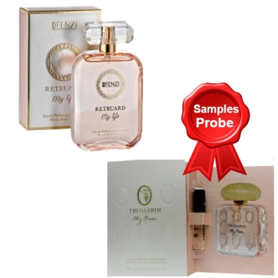 JFenzi Retruard My Life - Eau de Parfum 100 ml, Probe Trussardi My Name