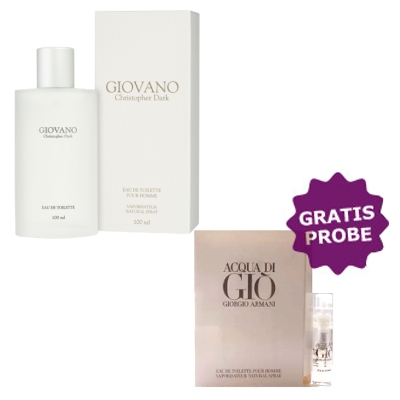Christopher Dark Giovano - Eau de Toilette 100 ml, Probe Armani Acqua Di Gio