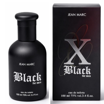 Jean Marc X Black Men - Eau de Toilette fur Herren 100 ml Jean Marc X Black Men - Eau de Toilette fur Herren 100 ml