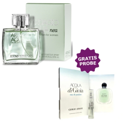 JFenzi Ardagio Aqua Nea Women - Eau de Parfum 100 ml, Probe Armani Acqua Di Gioia